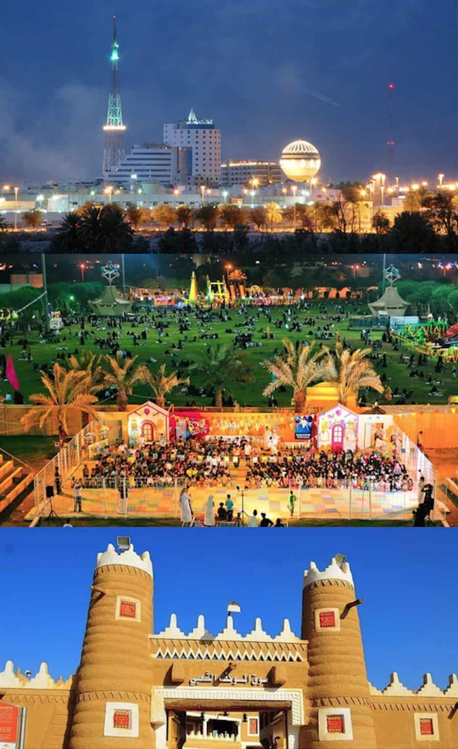 Skyline in the Al-Qassim region