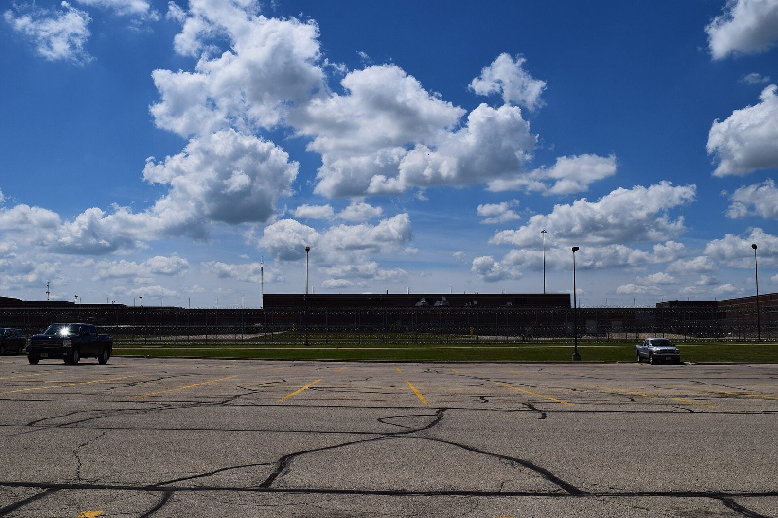 Buildings inside the Dodge Correctional Institution complex, Waupun