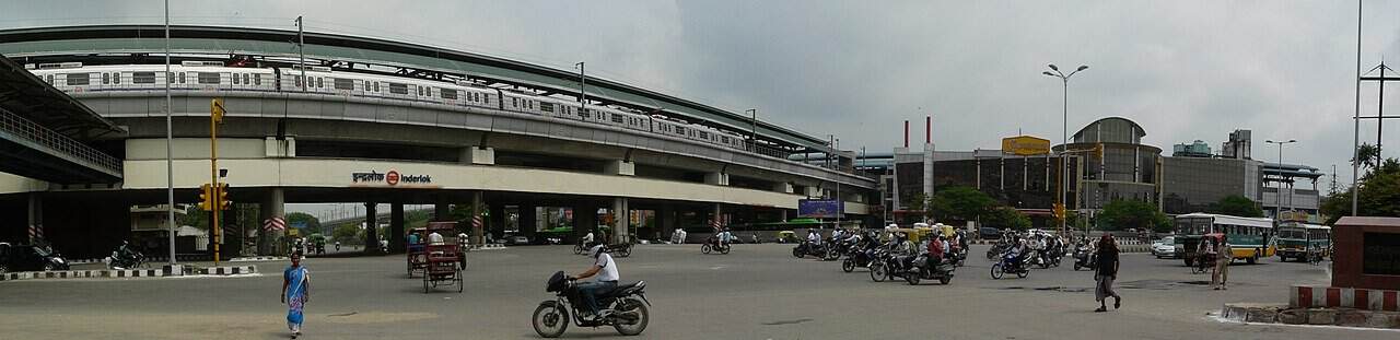 Inderlok Metro station, Delhi