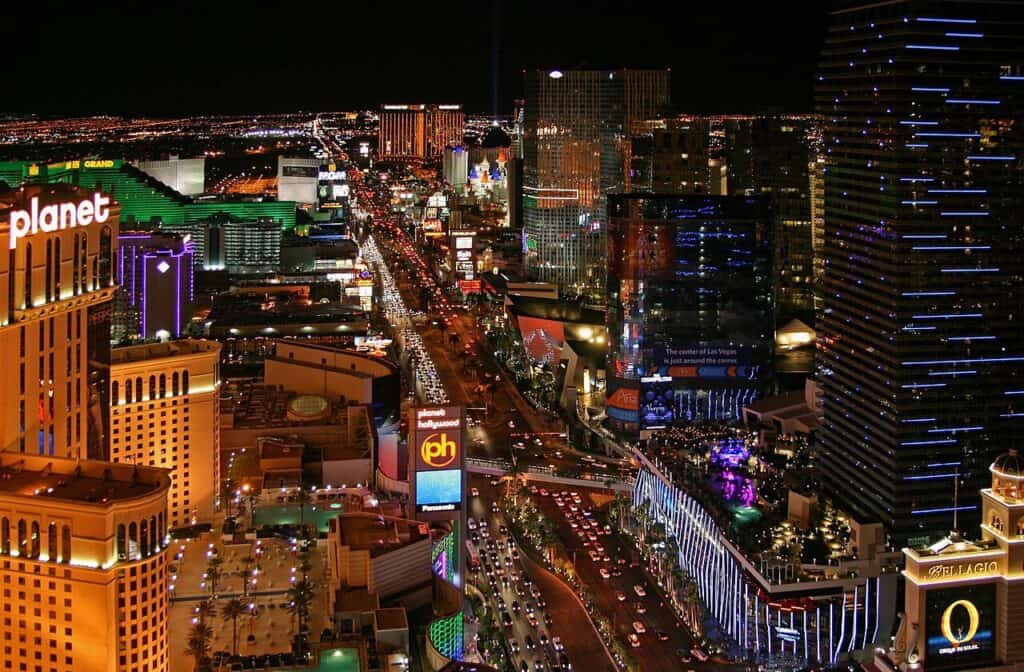Las Vegas Strip at night