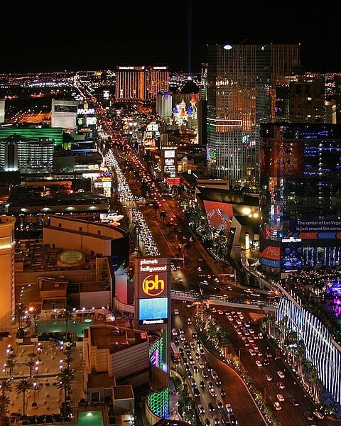 Las Vegas Strip at night