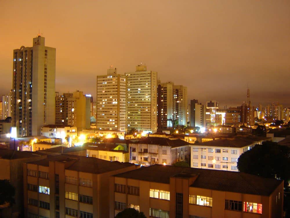 Curitiba at night