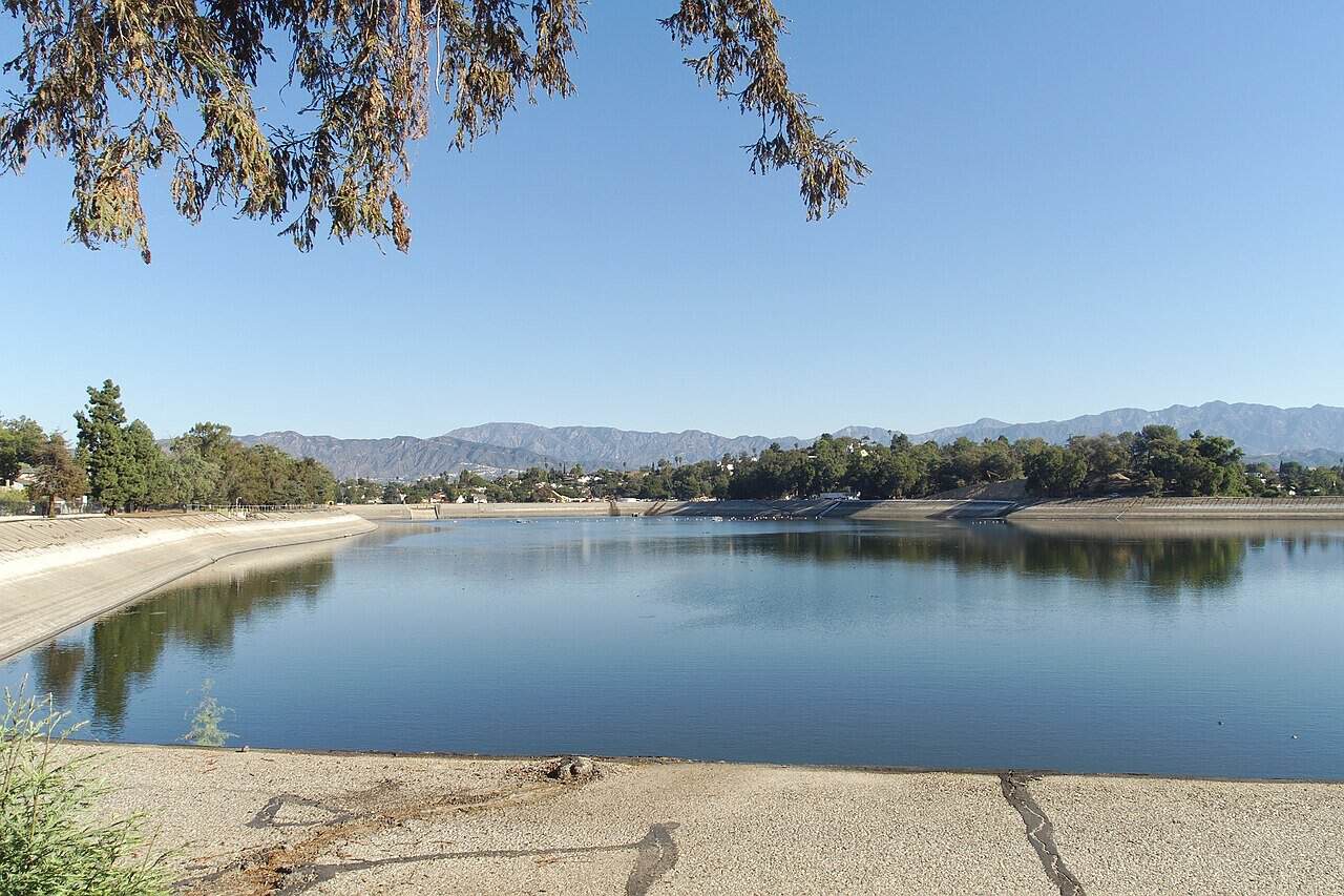 Silver Lake Reservoir in Los Angeles