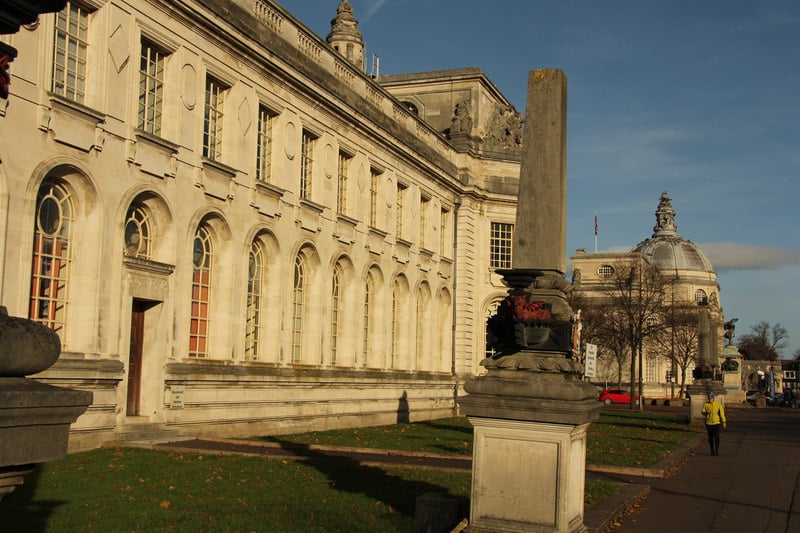 Cardiff Crown Court building