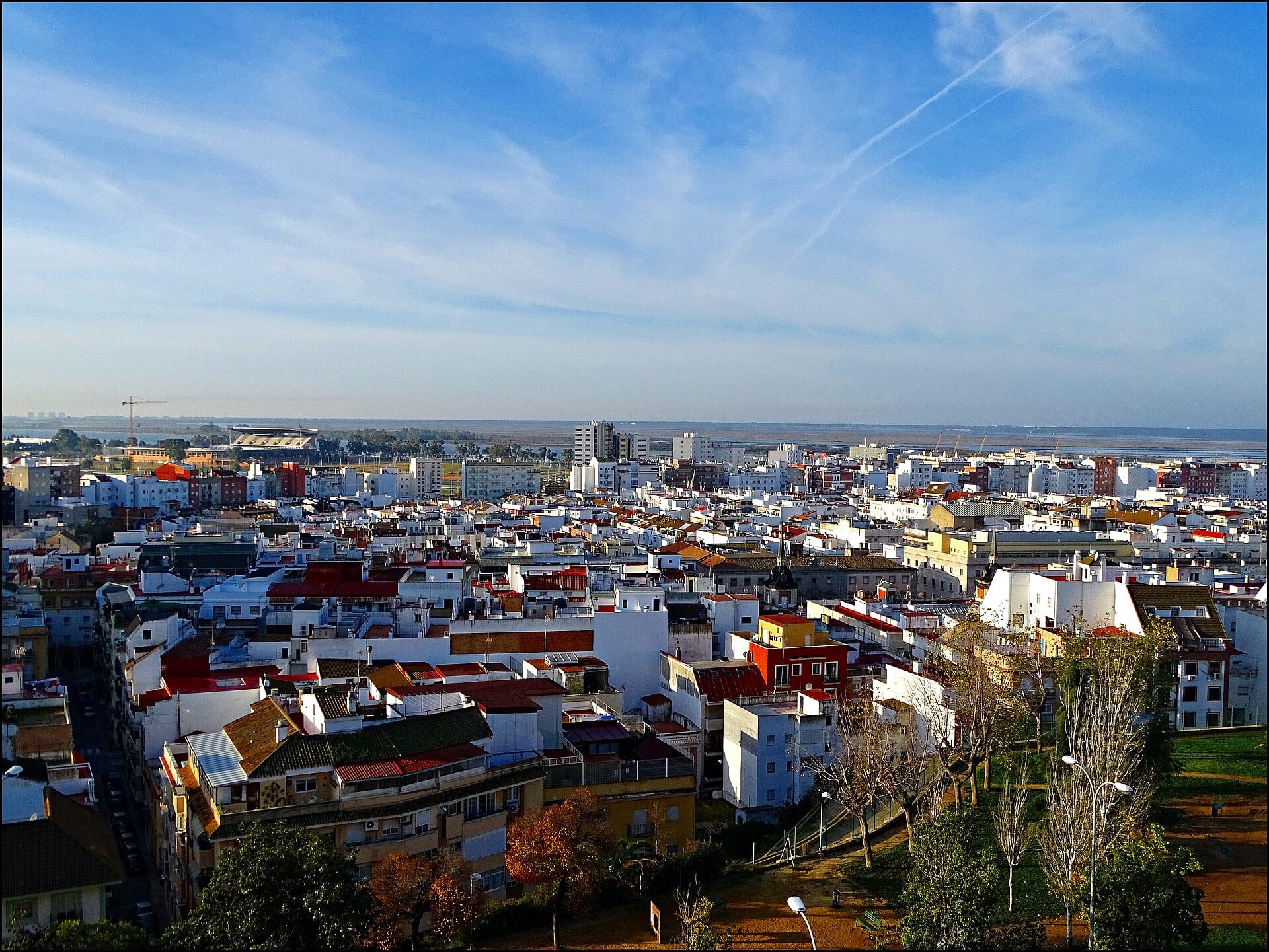 View of the city of Huelva